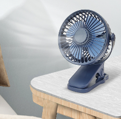 Silent USB Rechargeable Clip Fan