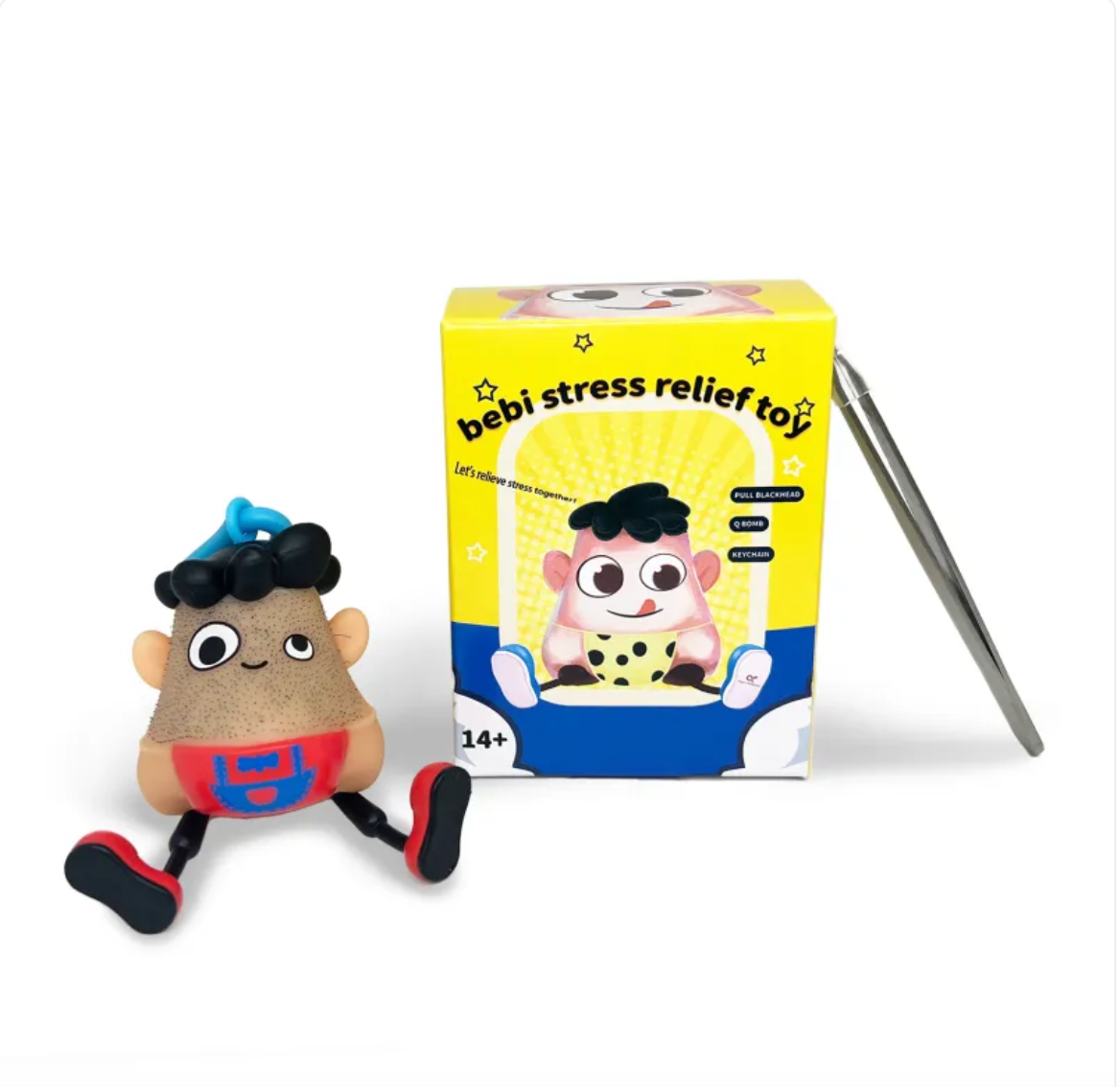 Ein lustiges Spielzeug, um seinen Bart zu lüften