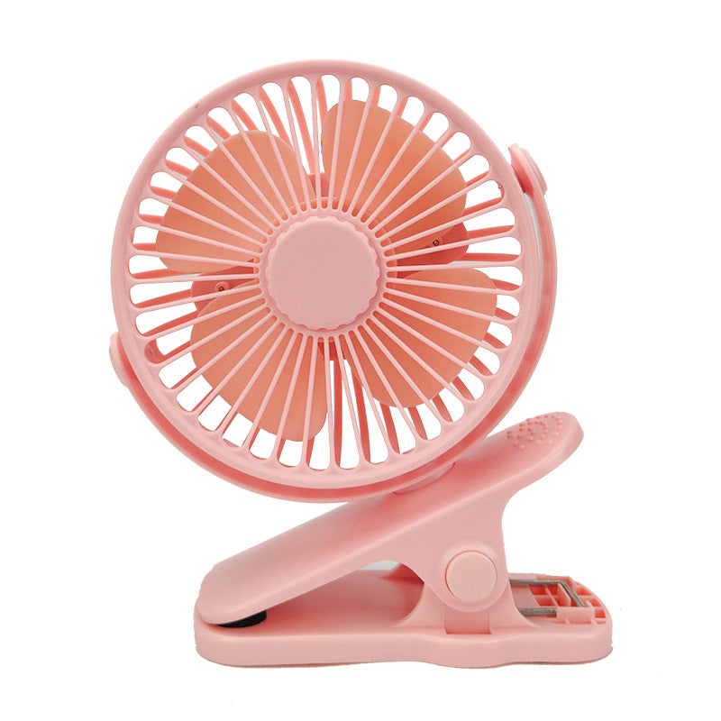 Silent USB Rechargeable Clip Fan