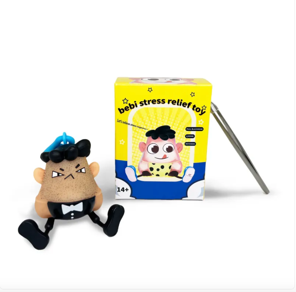 Ein lustiges Spielzeug, um seinen Bart zu lüften