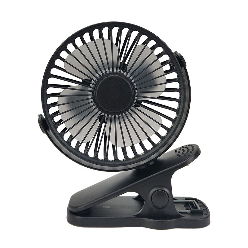 Silent USB Rechargeable Clip Fan