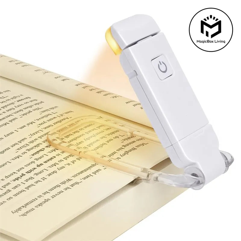 LED USB Wiederaufladbare Buchlampe Leselampe Augenschutz
